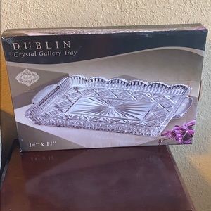 Dublin Crystal Gallery Tray